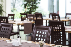 Restaurant beim Frühstück Restaurant beim Frühstück