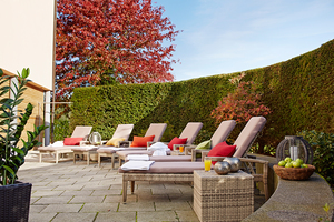 Saunabereich - Ruhebereich außen