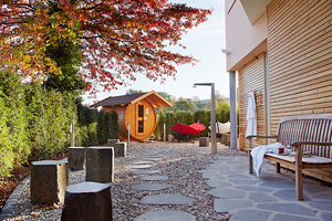 Saunabereich - außen