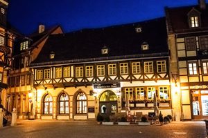 Gothisches Haus am Abend