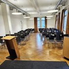 Raum Mettingen im Econvent Bsp. Vortrag 80 Personen