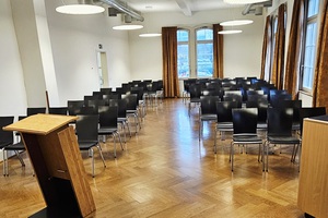 Raum Mettingen im Econvent Bsp. Vortrag 80 Personen